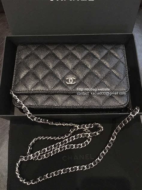 chanel caviar wallet on chain price|Classic Wallet on Chain Lambskin & Silver.